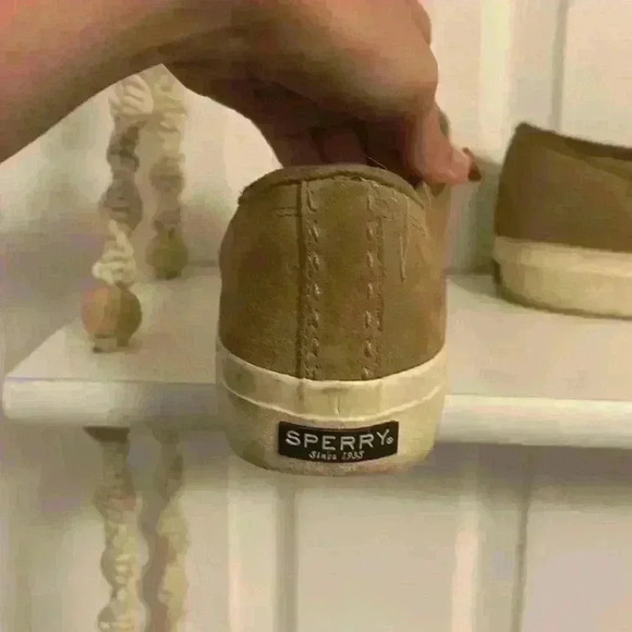 Tan and Brown Sperry Slip-On Shoes - Picture 13 of 13